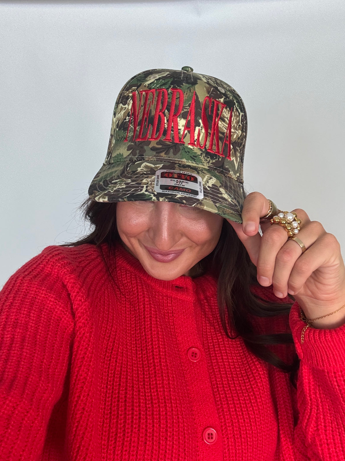 Nebraska embroidered hat