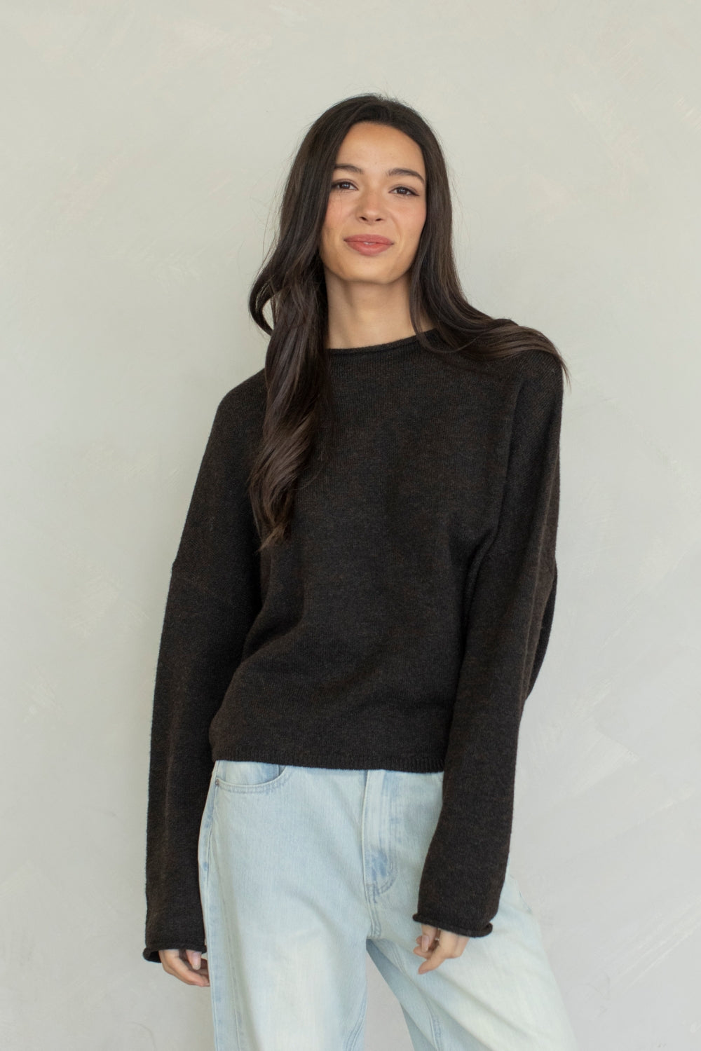 Piper Pullover Sweater - Brown