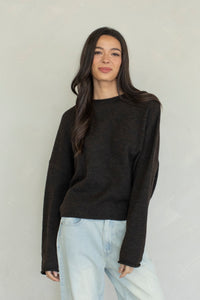 Piper Pullover Sweater - Brown
