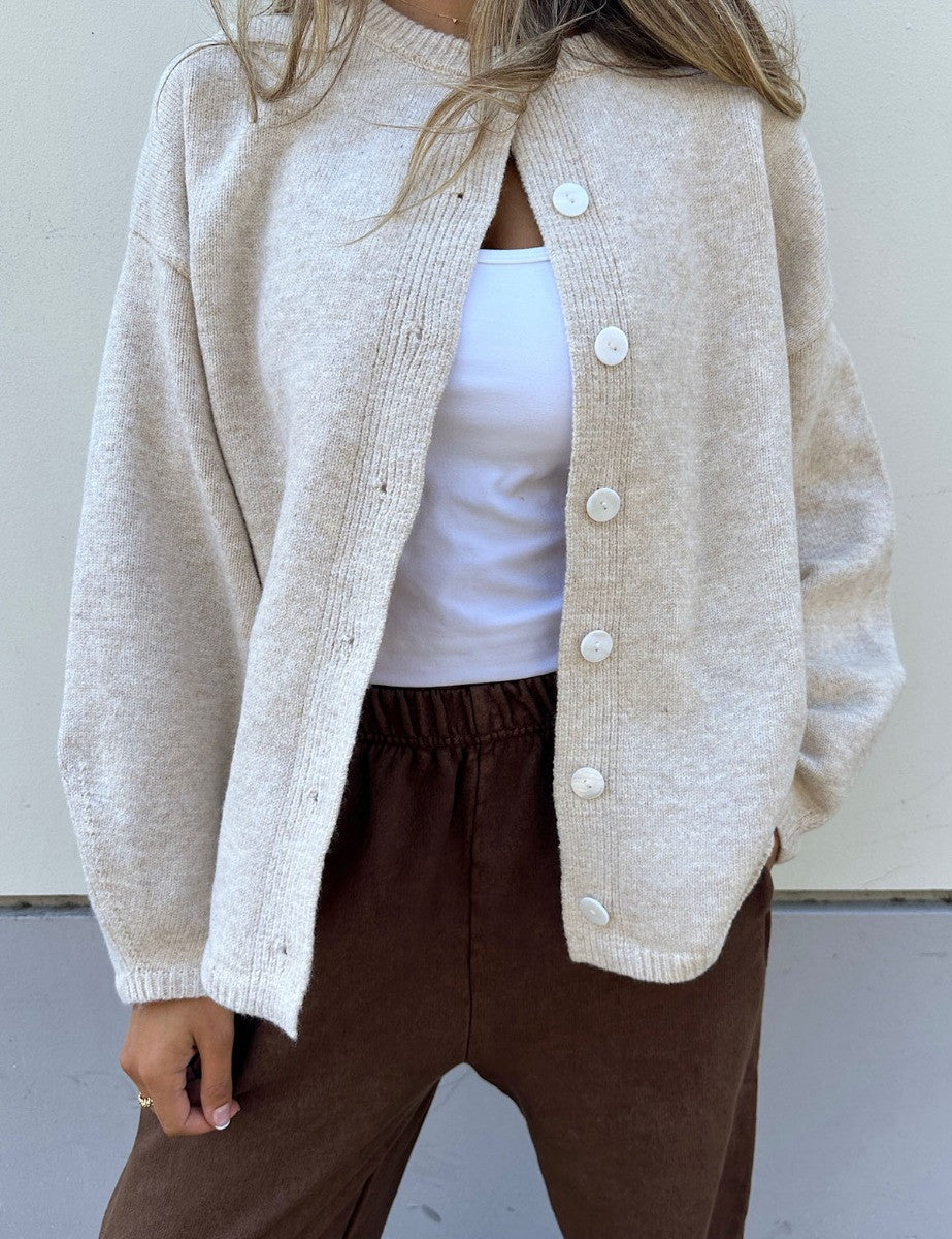Jade Cardigan - Oatmeal