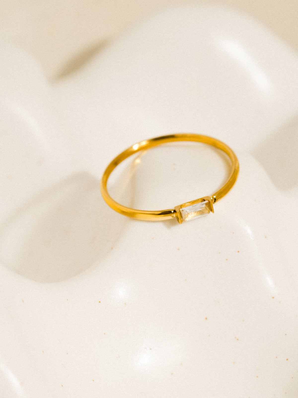 Minimalist Thin CZ Band