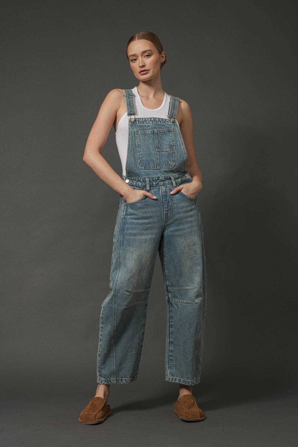 Sarah Denim Overalls