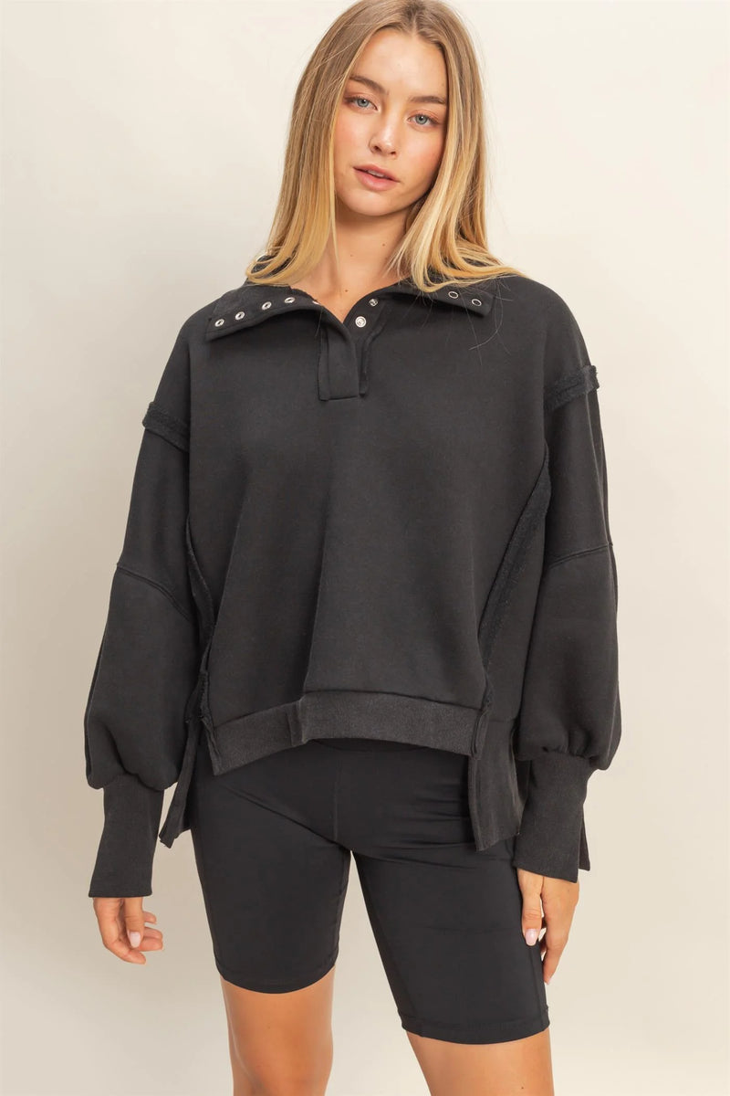 Maggie Snap Pullover