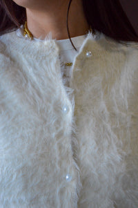 Elise Pearl Button Top