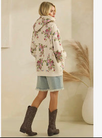 Lily Floral Hoodie