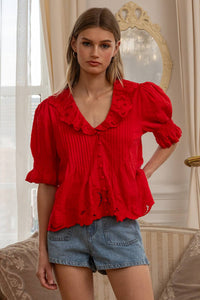 Emily Collared Blouse