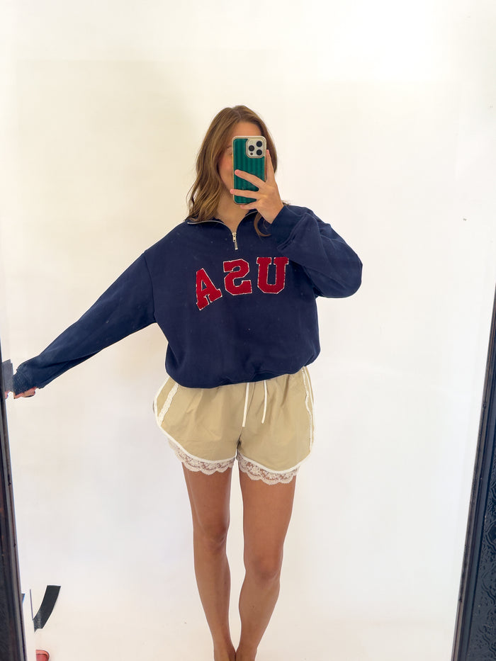 USA Half Zip