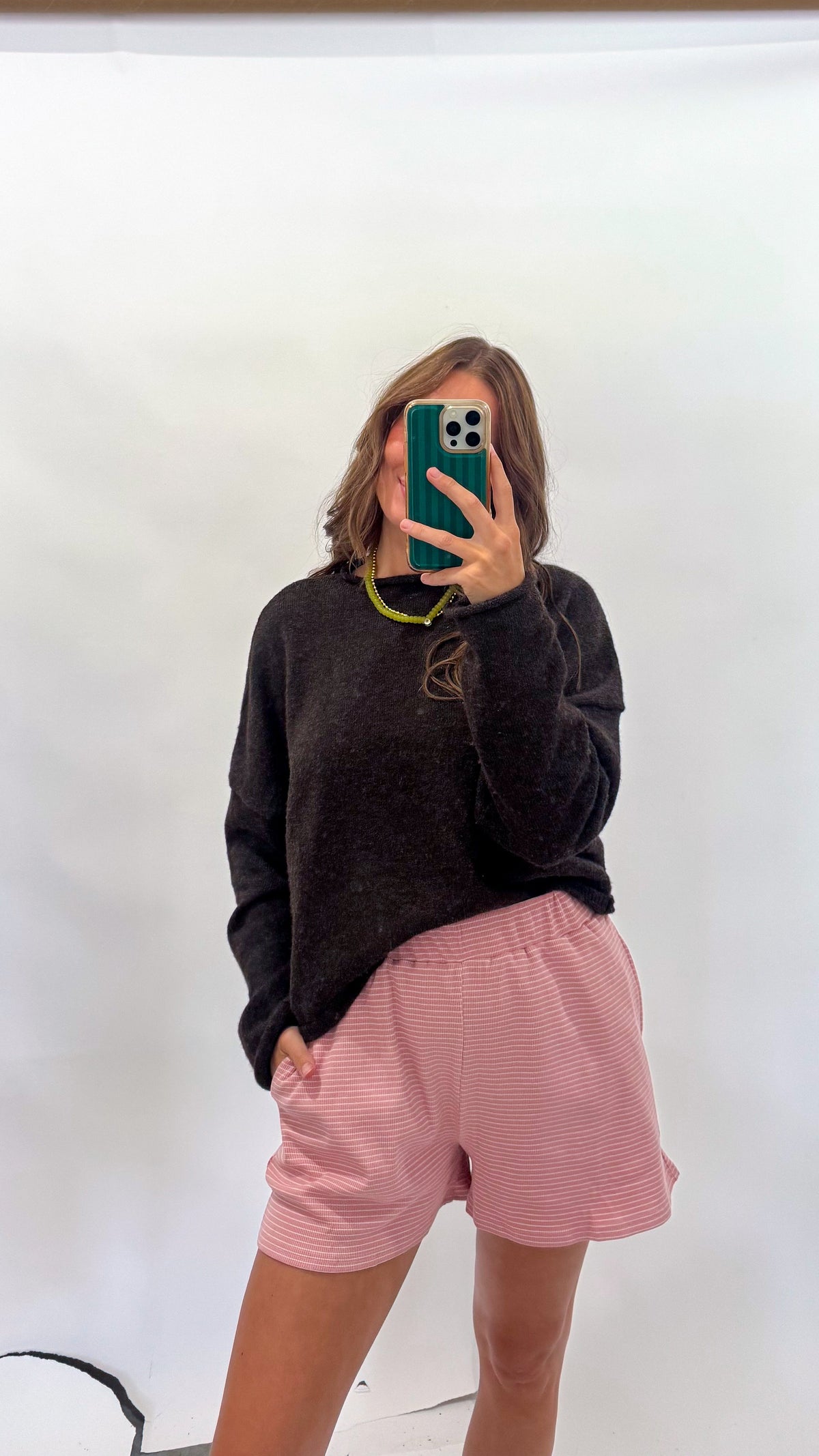 Olivia Pink Striped Set