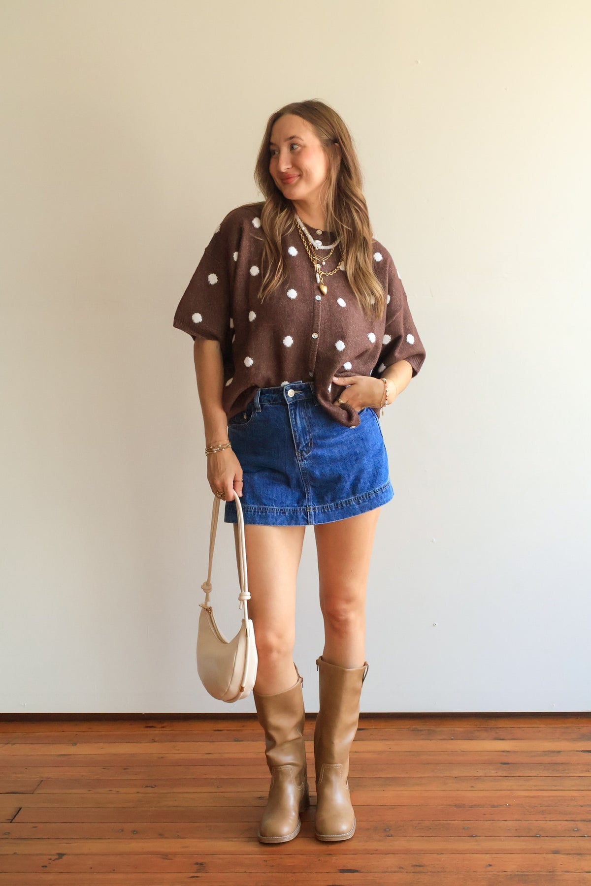 Bella Polka Dot Cardigan