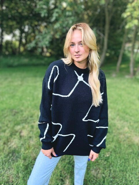 Tea Geometry Sweater