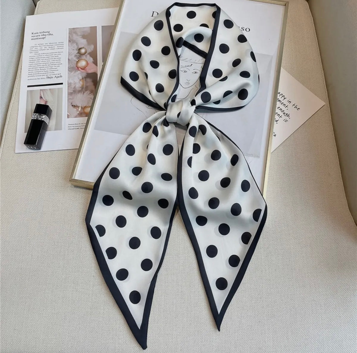 Polka Dot Scarf