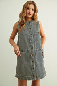 Terra Pin Stripe Dress