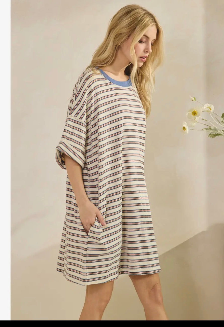 Sally Stripe Dress