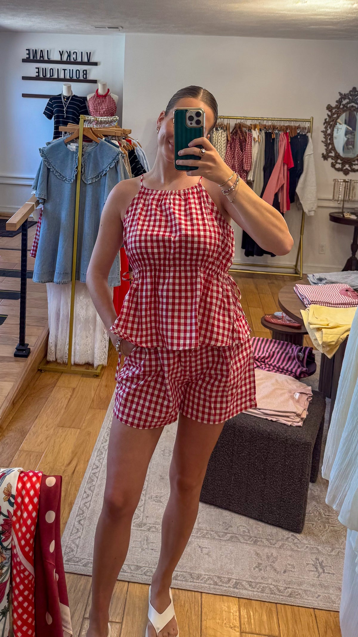 Virginia Gingham Set