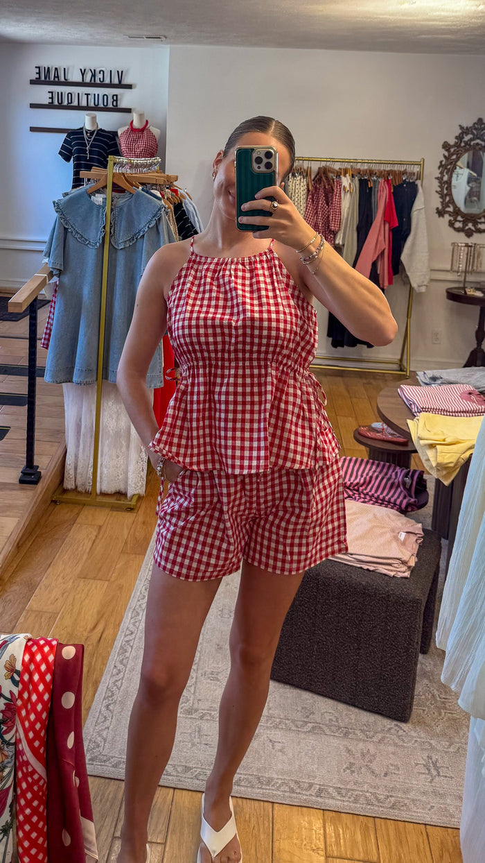 Virginia Gingham Set