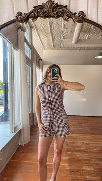 Scarlett Gingham Vest