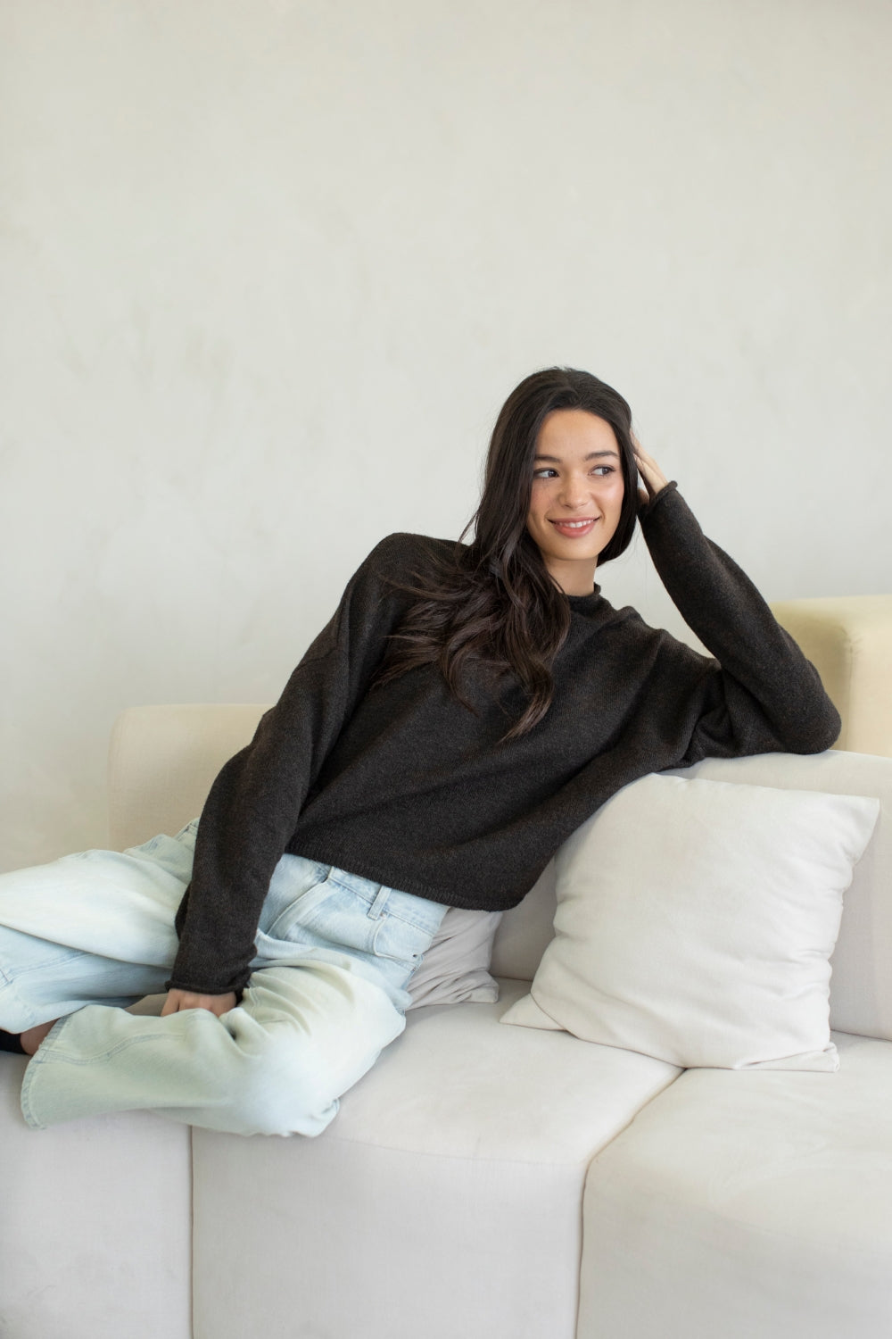 Piper Pullover Sweater - Brown