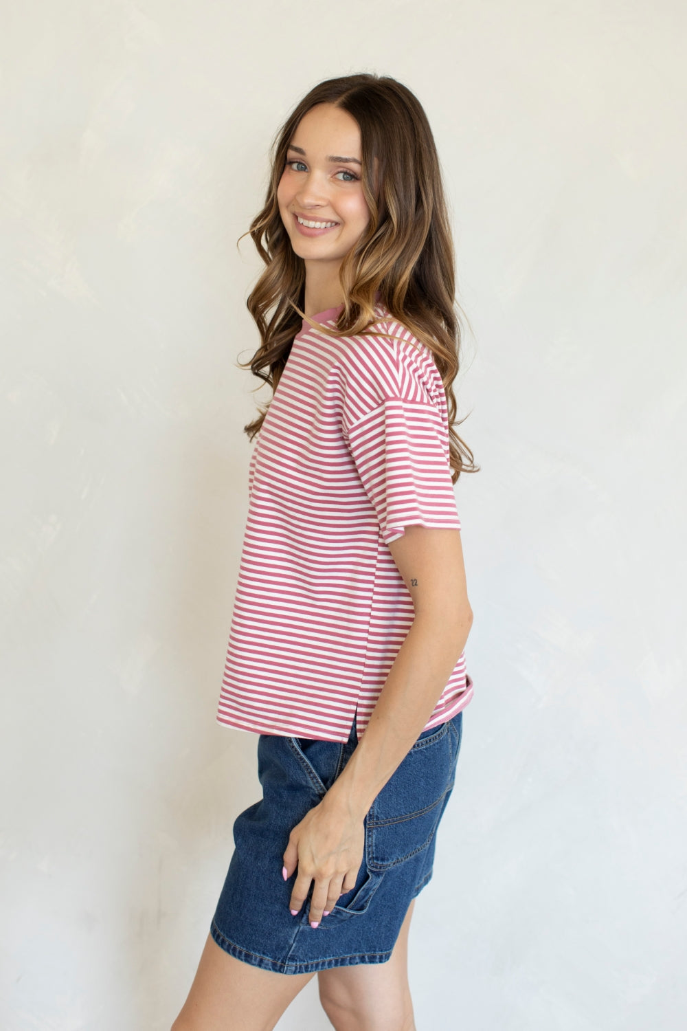 Lucy Striped Tee