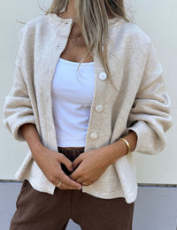 Jade Cardigan - Oatmeal