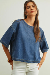 Thea Denim Top
