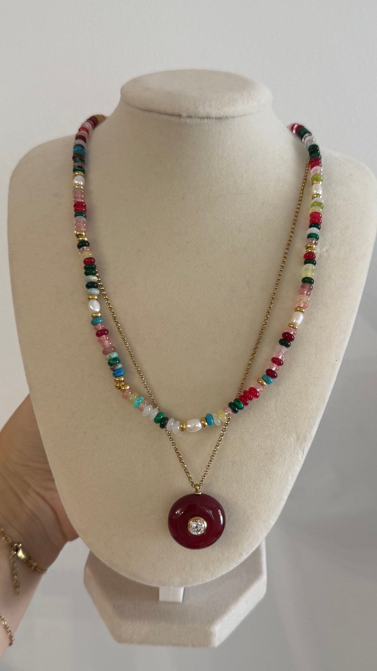 Sunny Beaded Necklace