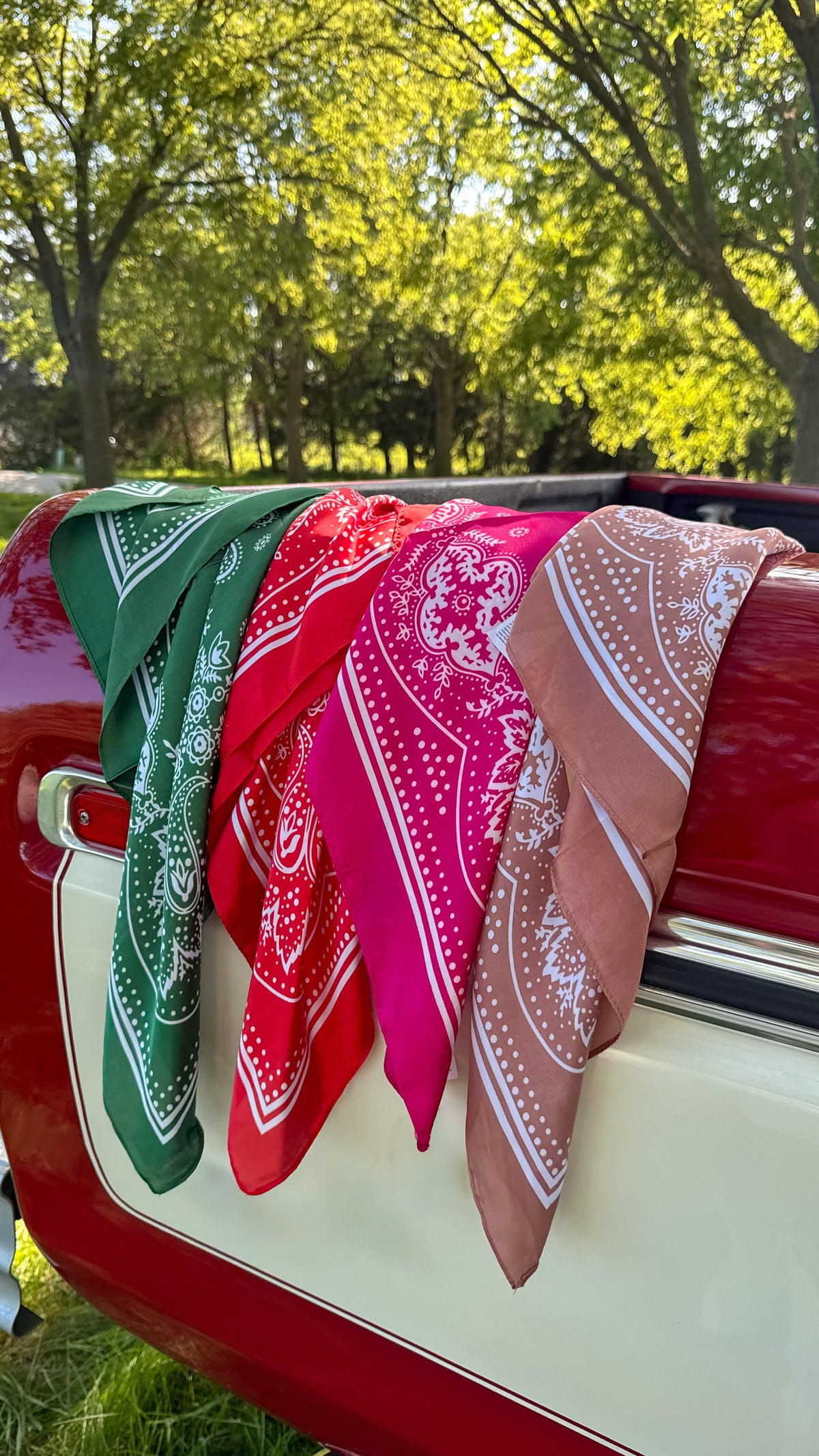 Paisley Bandana Design Square Scarf