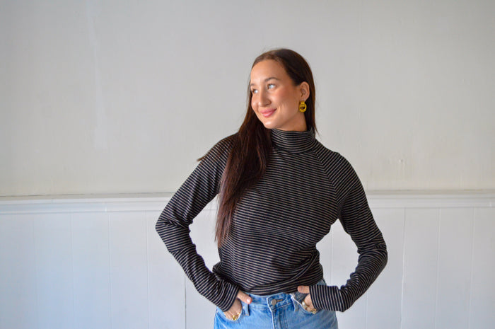 Victoria Stripe Knit Top