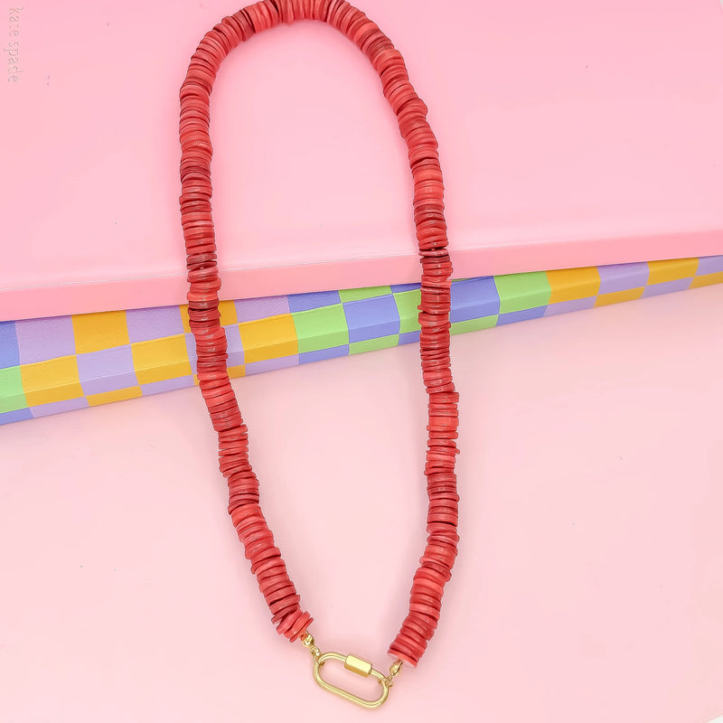Red Beaded necklace