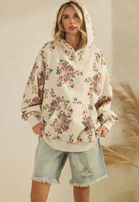 Lily Floral Hoodie