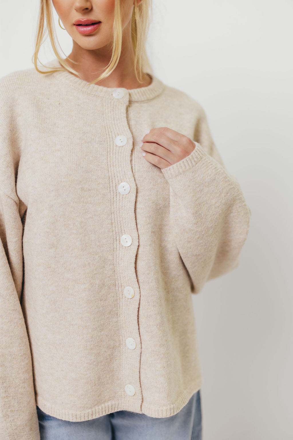 Jade Cardigan - Oatmeal