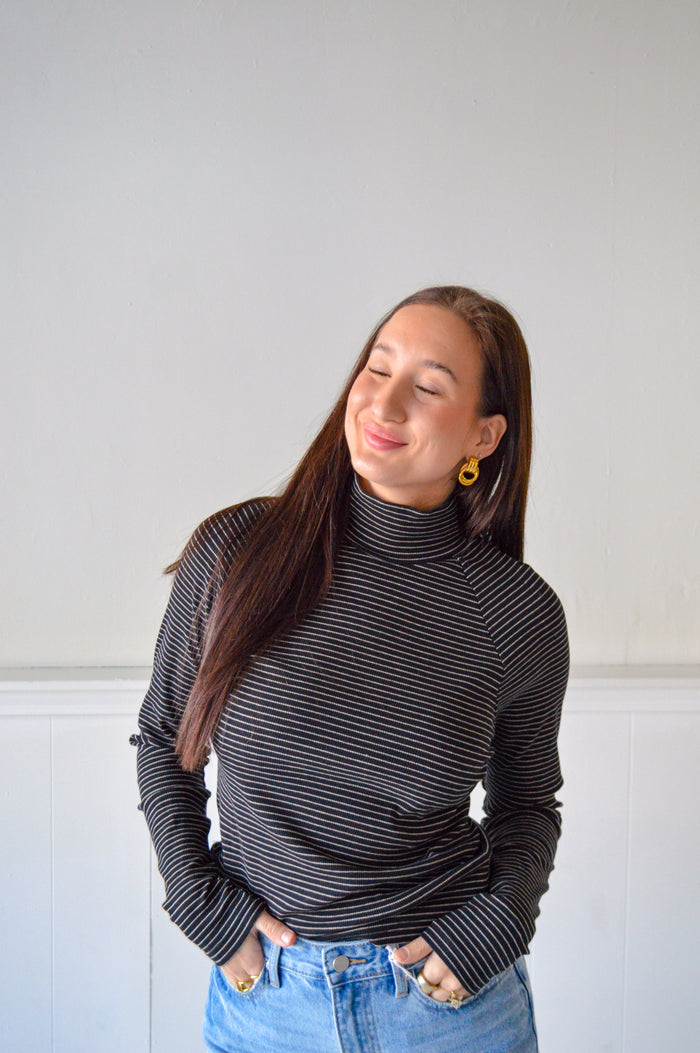 Victoria Stripe Knit Top