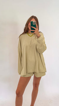 Emma Crewneck - Sage