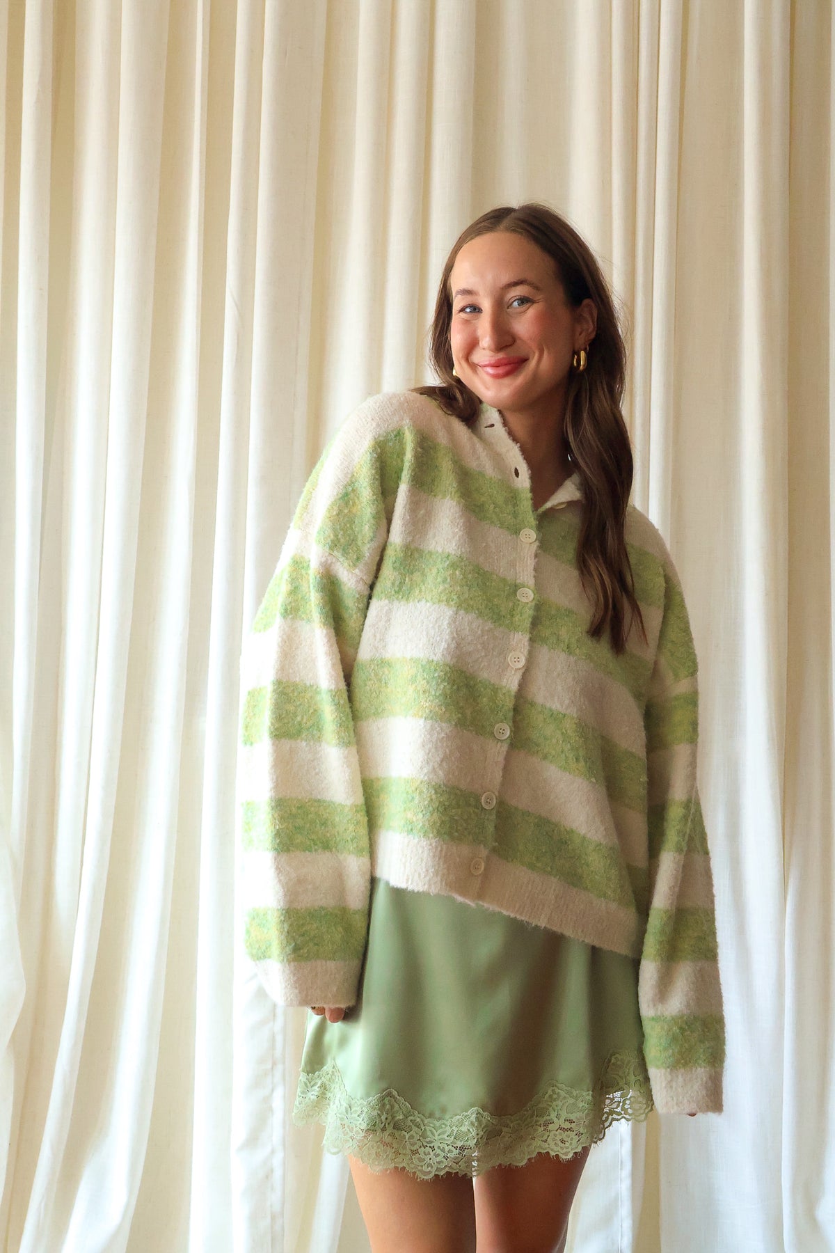Lucy Striped Cardigan