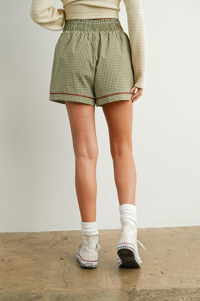Isabella Gingham Shorts