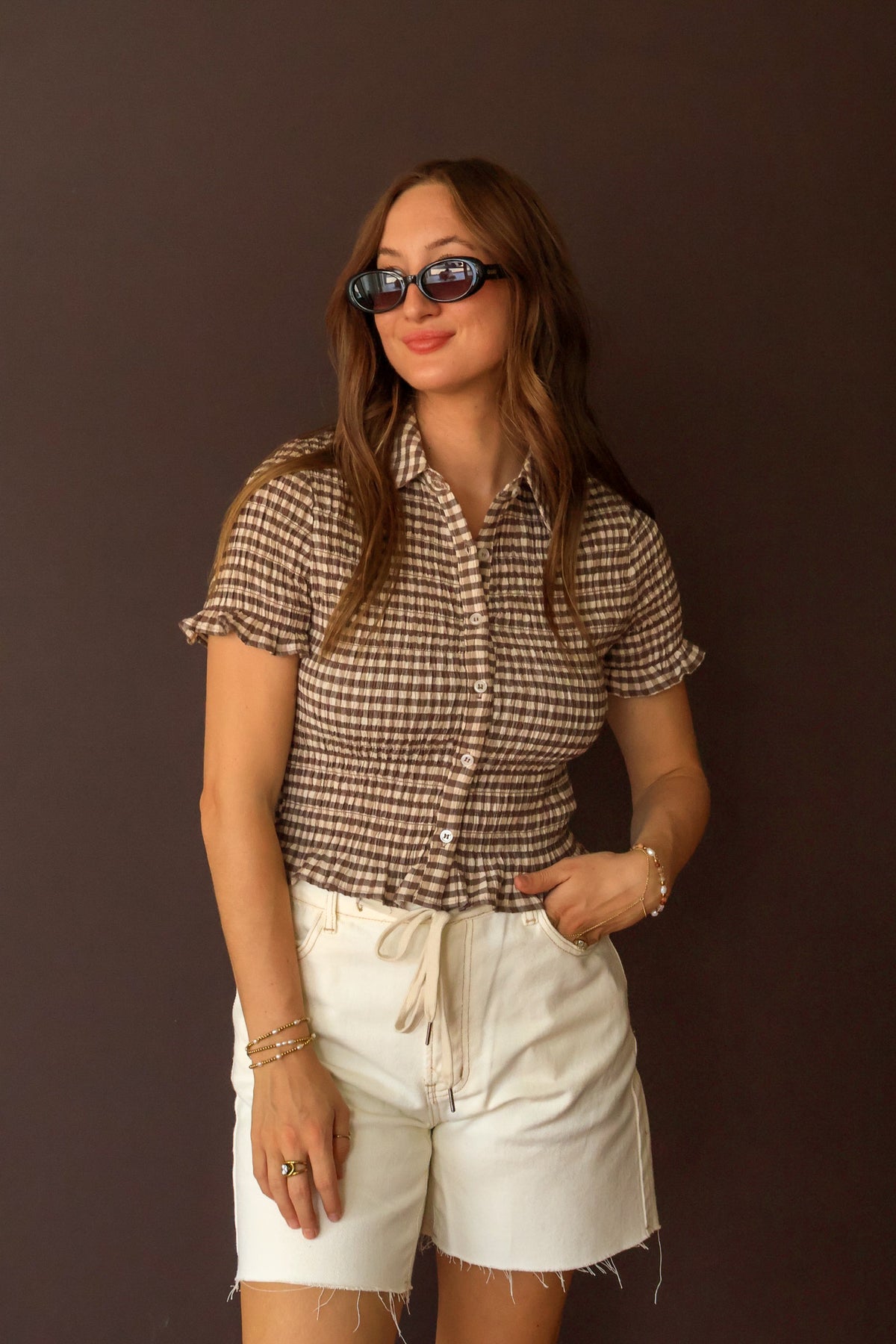 Meadow Gingham Blouse