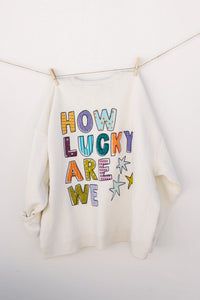 How Lucky Oversized Crewneck