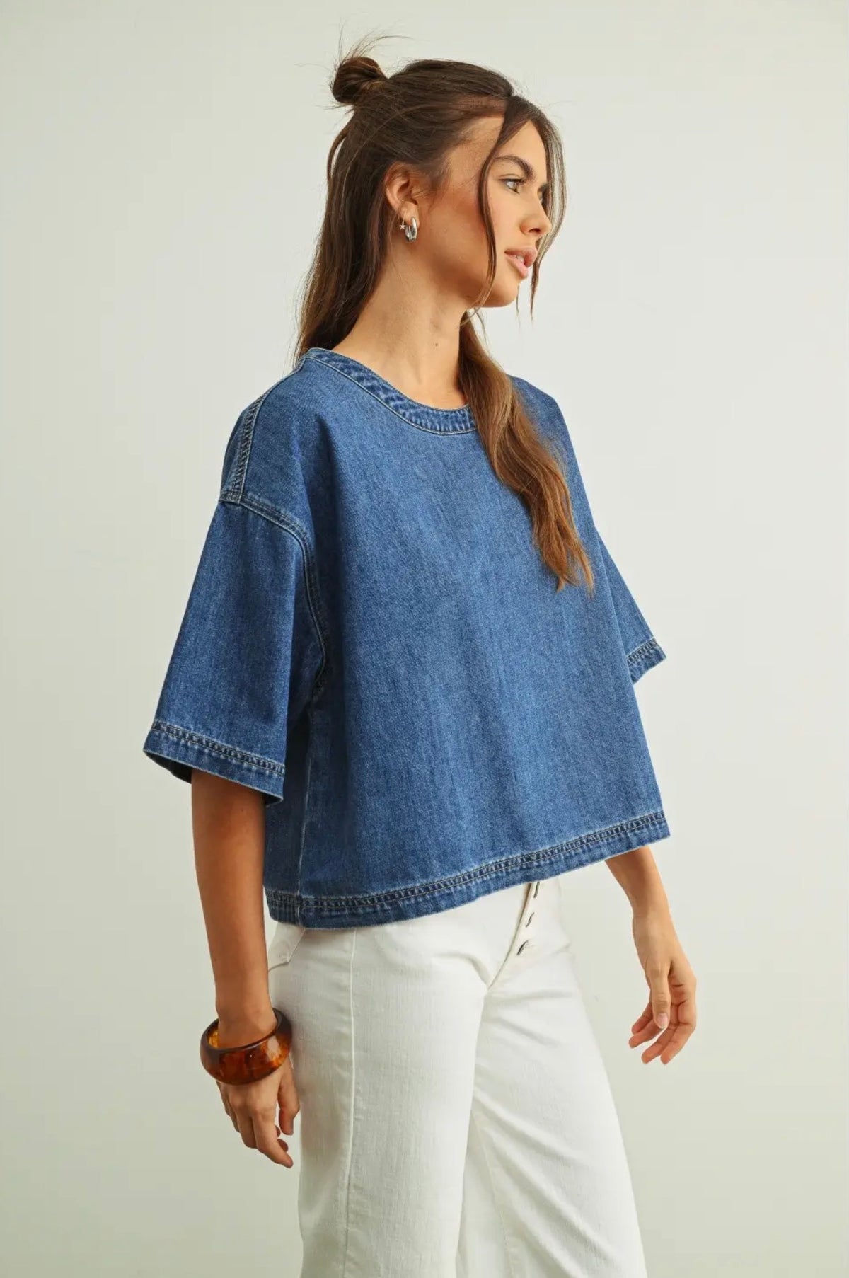 Thea Denim Top