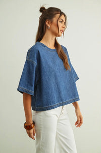 Thea Denim Top