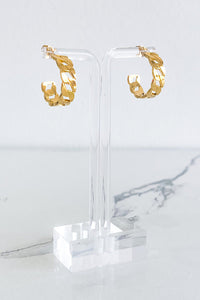 Clara Gold Chain Earrings