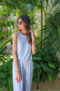 Ivy Lee Grey Jumpsuit