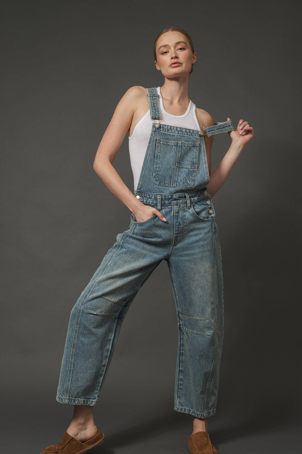 Sarah Denim Overalls