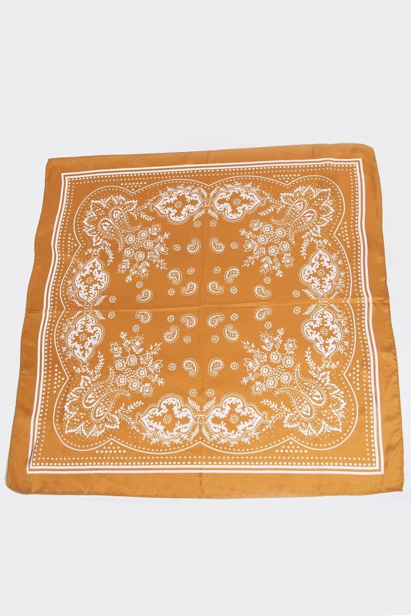 Paisley Bandana Design Square Scarf
