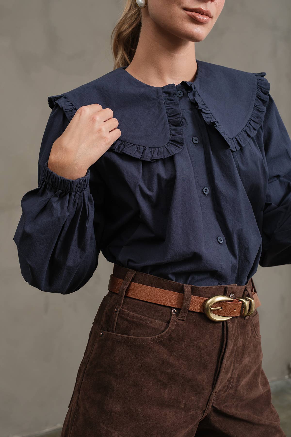 Finley Collared Blouse