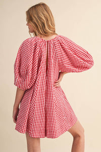 Hattie Gingham Romper