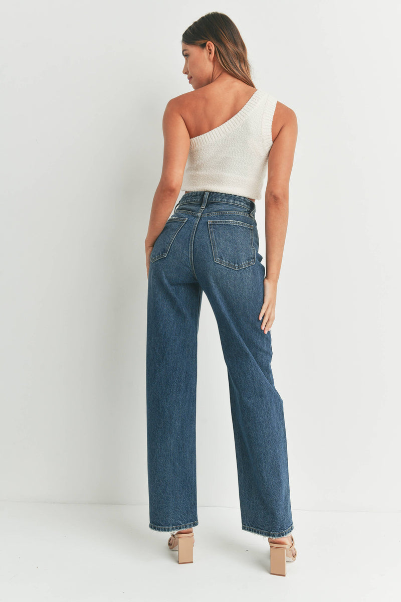 Kaylor High Waisted Skater Jean