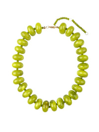 Bead Chunky Necklace | Chartreuse