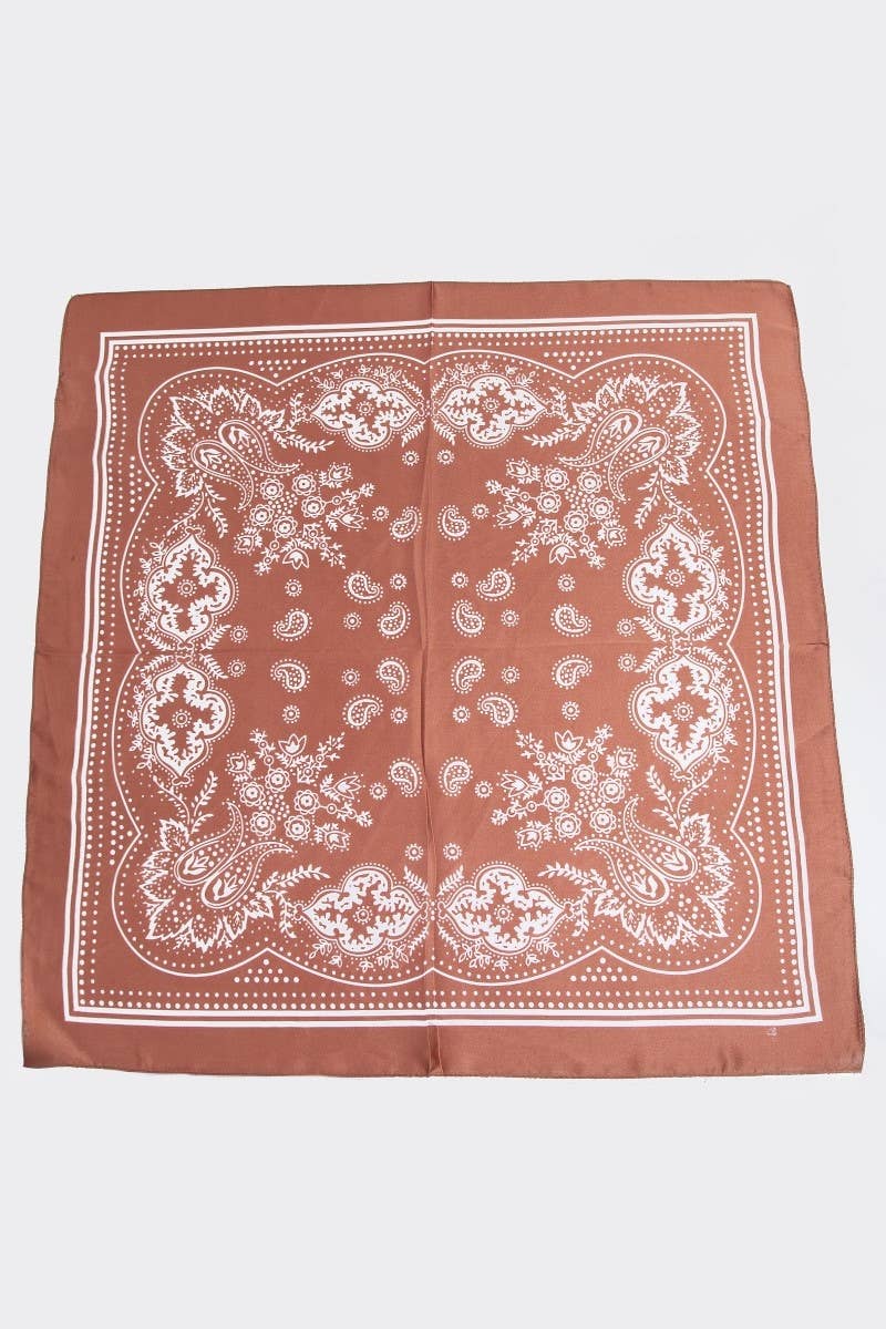 Paisley Bandana Design Square Scarf