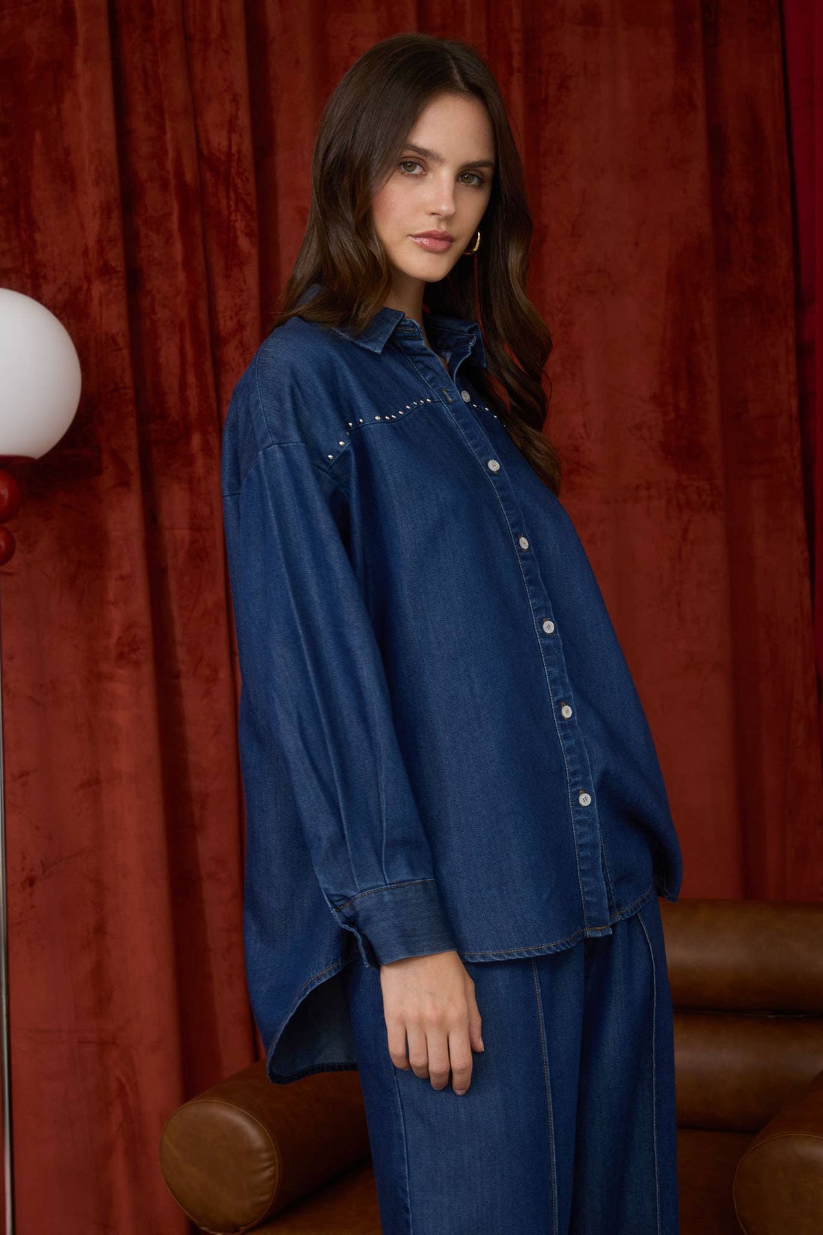 Brooke Button Up