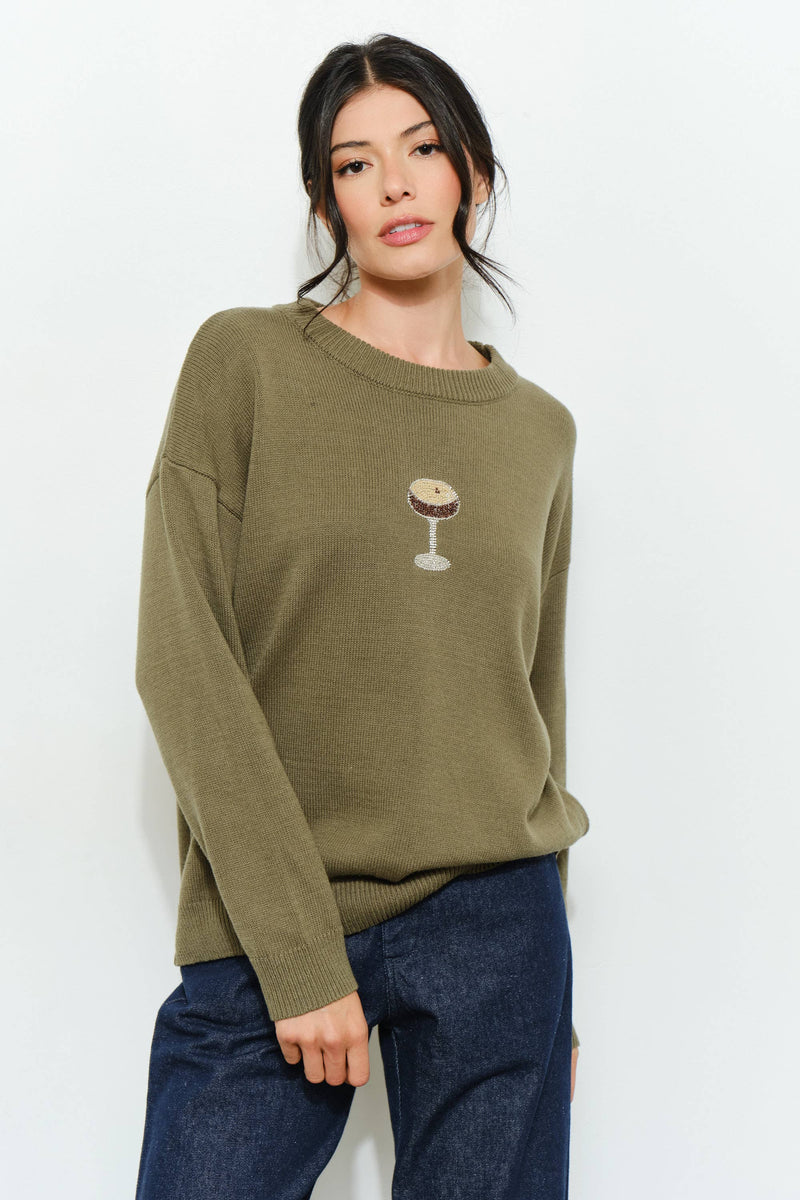 Luna Espresso Sweater