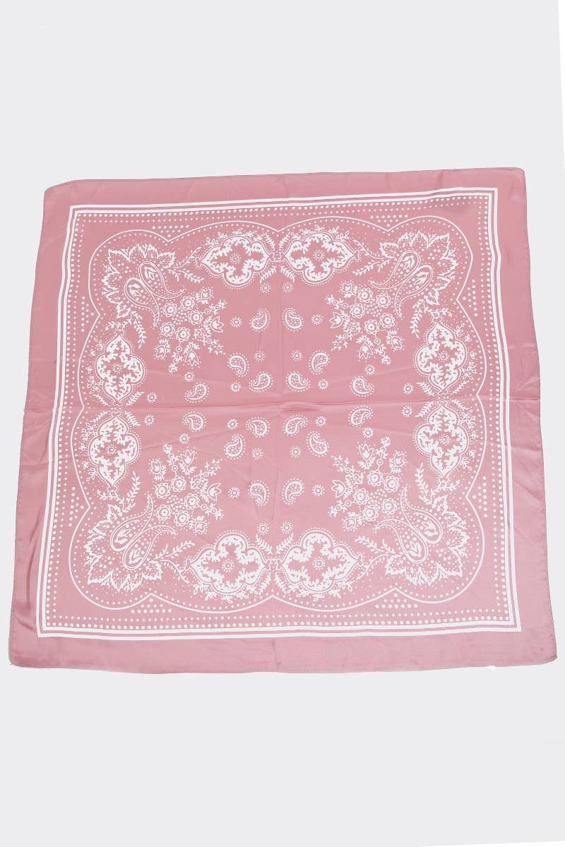 Paisley Bandana Design Square Scarf